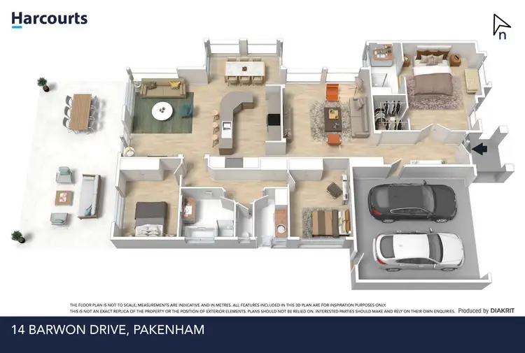 Floorplan of Homely house listing, 14 Barwon Drive, Pakenham VIC 3810