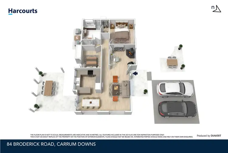 Floorplan of Homely house listing, 84 Broderick Road, Carrum Downs VIC 3201