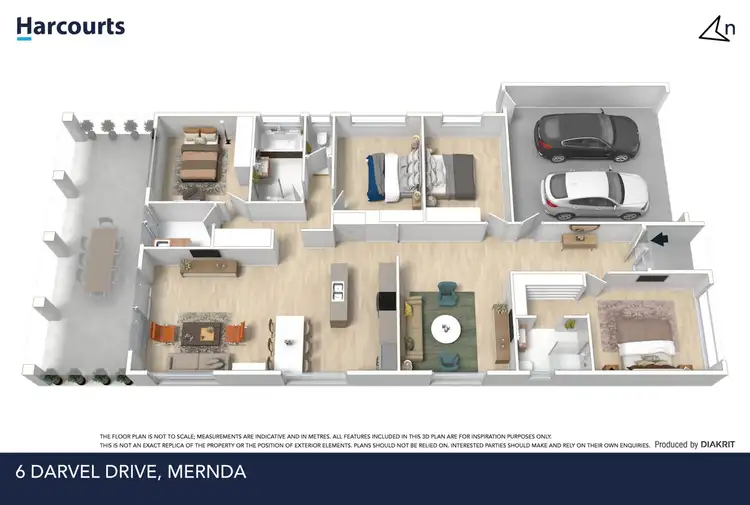 Floorplan of Homely house listing, 6 Darvel Drive, Mernda VIC 3754