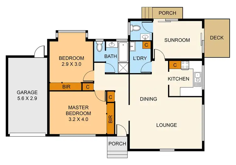 Floorplan of Homely unit listing, 21/256 Cranbourne Road, Frankston VIC 3199