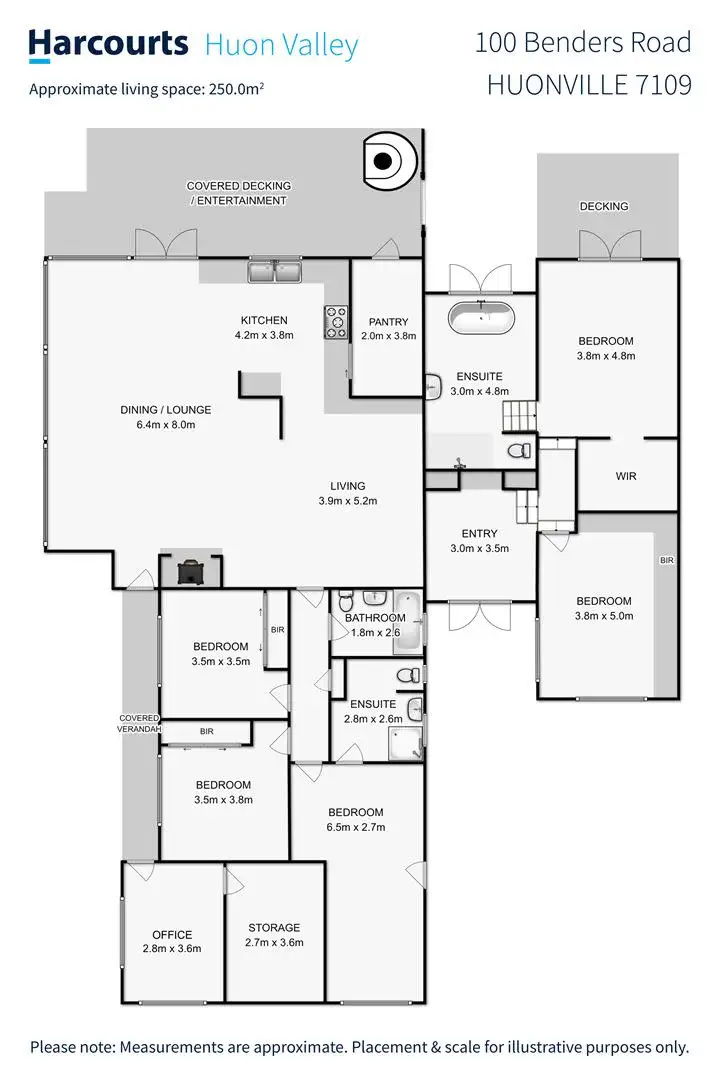 Floorplan of Homely house listing, 100 Benders Road, Huonville TAS 7109