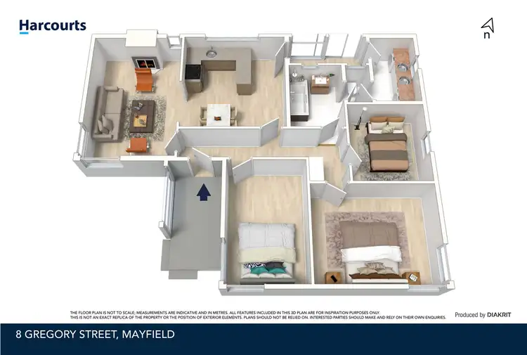 Floorplan of Homely house listing, 8 Gregory Street, Mayfield TAS 7248