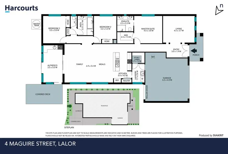 Floorplan of Homely house listing, 4 Maguire Street, Lalor VIC 3075