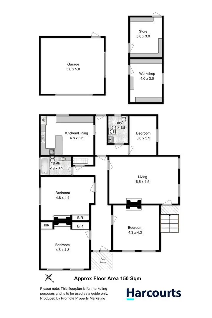 Floorplan of Homely house listing, 21 Derwent Avenue, Geilston Bay TAS 7015