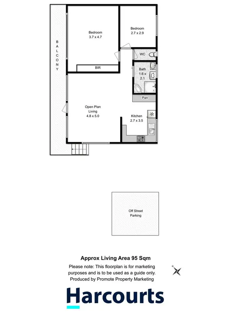 Floorplan of Homely apartment listing, 4/313 Davey Street, South Hobart TAS 7004