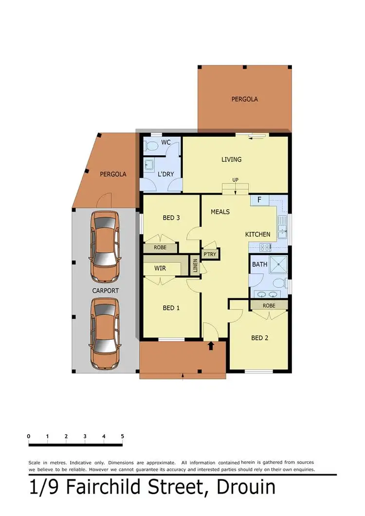 Floorplan of Homely house listing, 1/9 Fairchild Street, Drouin VIC 3818