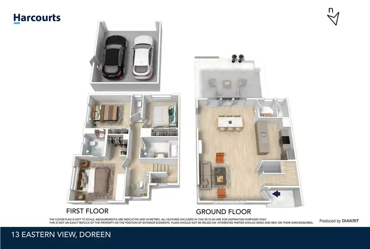 Floorplan of Homely house listing, 13 Eastern View, Doreen VIC 3754
