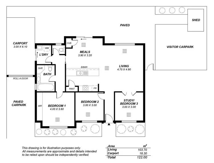 Floorplan of Homely house listing, 5/8-10 Richard Street, Mansfield Park SA 5012