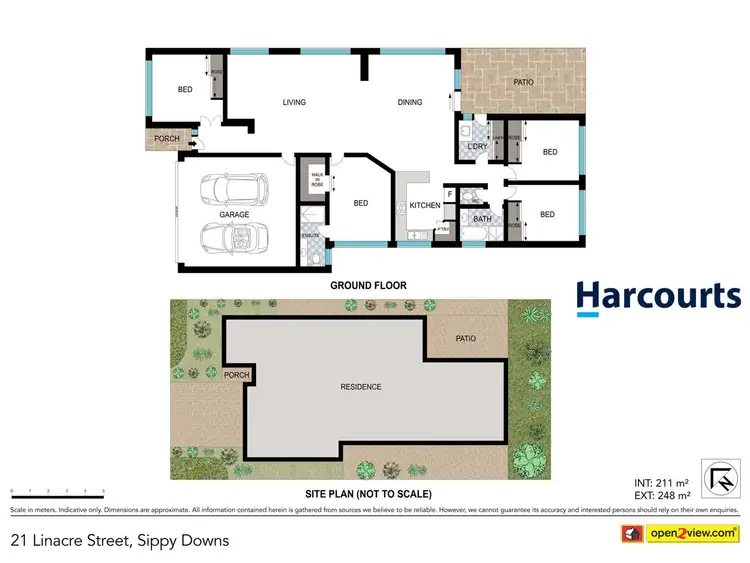 Floorplan of Homely house listing, 21 Linacre Street, Sippy Downs QLD 4556