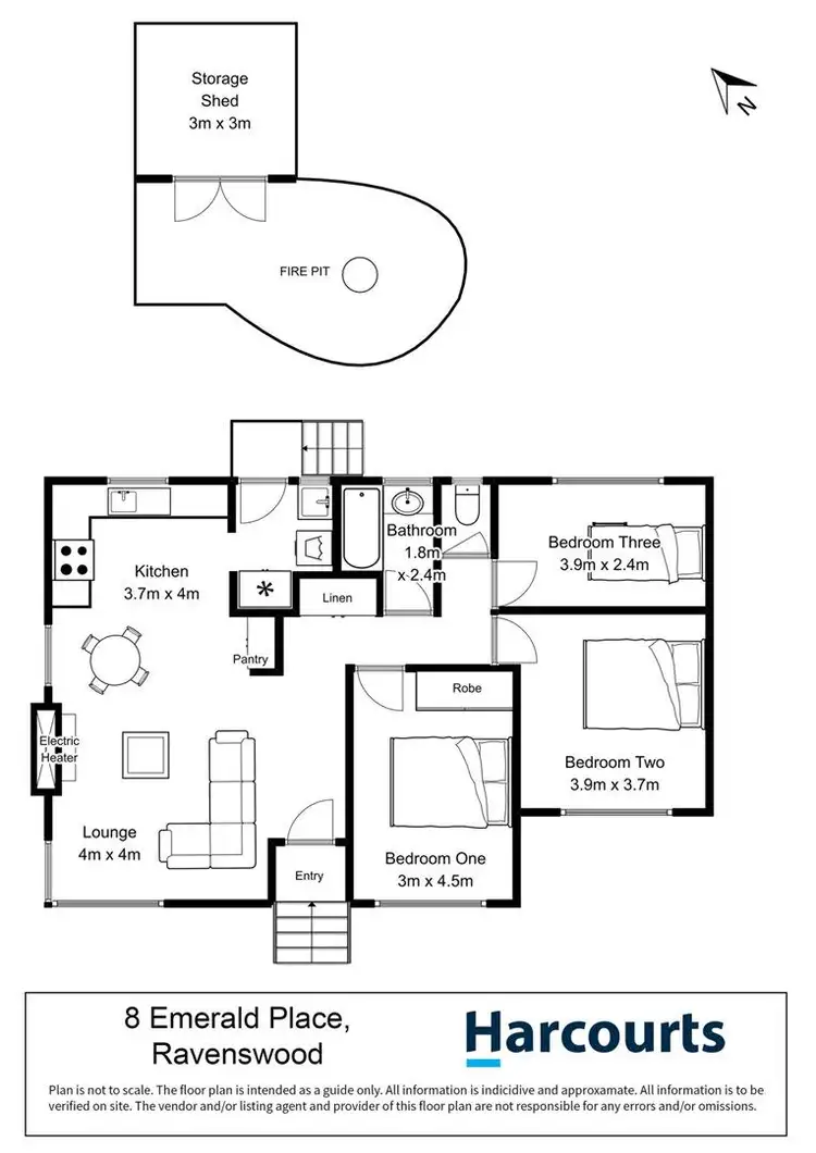 Floorplan of Homely house listing, 8 Emerald Place, Ravenswood TAS 7250