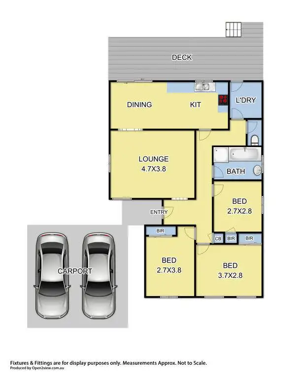 Floorplan of Homely house listing, 18 Carroll Avenue, Millgrove VIC 3799