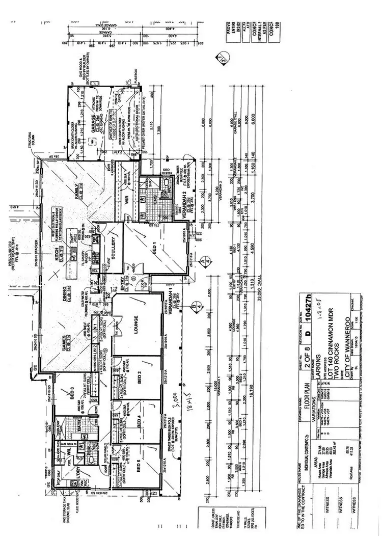 Floorplan of Homely house listing, 65 Cinnamon Meander, Two Rocks WA 6037