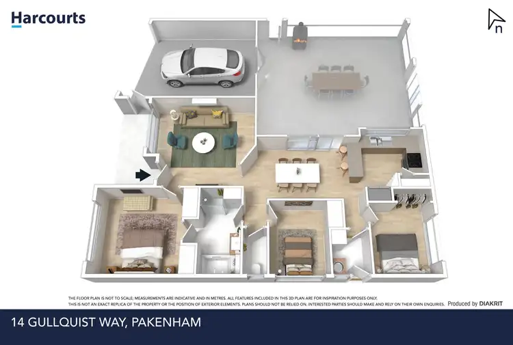 Floorplan of Homely house listing, 14 Gullquist Way, Pakenham VIC 3810