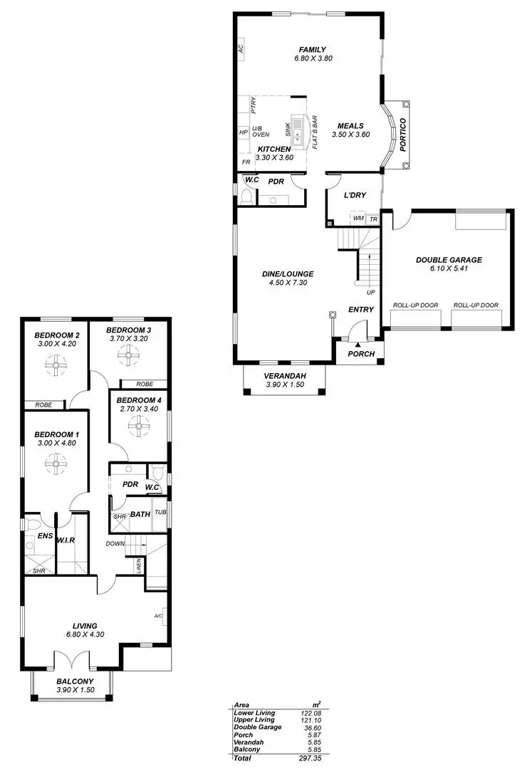 Floorplan of Homely house listing, 8 Fairway Drive, Mccracken SA 5211