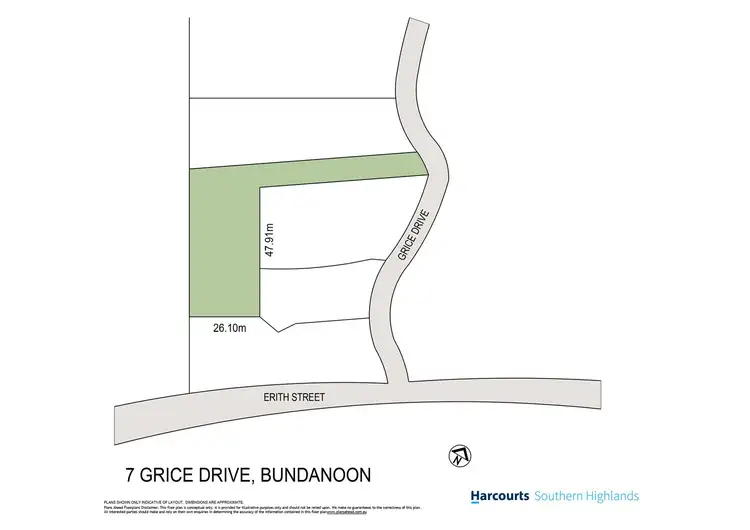 Floorplan of Homely land listing, 7 Grice Drive, Bundanoon NSW 2578