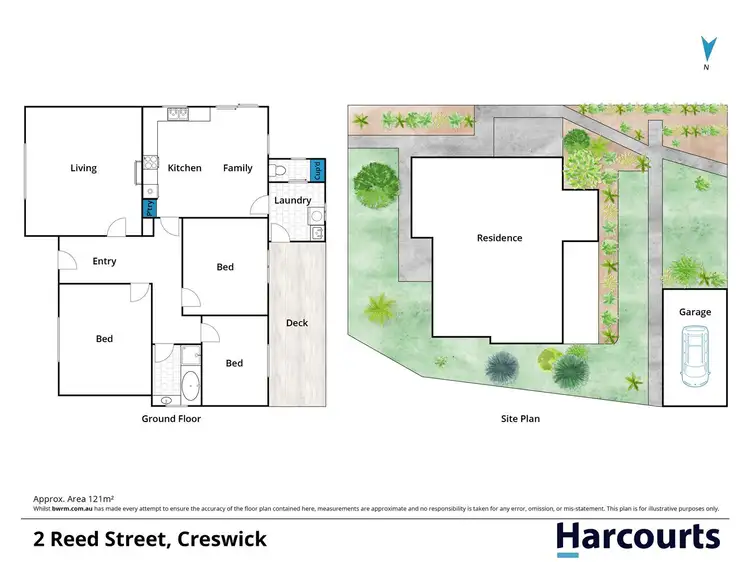 Floorplan of Homely house listing, 2 Reed Street, Creswick VIC 3363