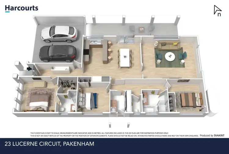 Floorplan of Homely house listing, 23 Lucerne Cct, Pakenham VIC 3810
