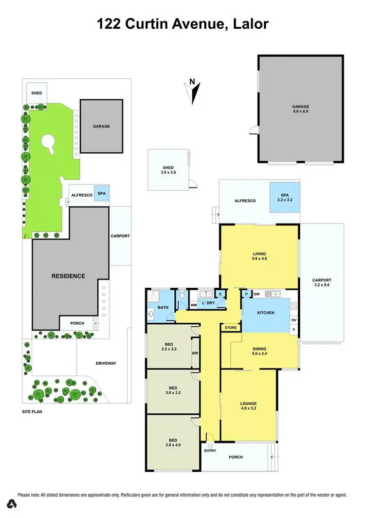 Floorplan of Homely house listing, 122 Curtin Avenue, Lalor VIC 3075