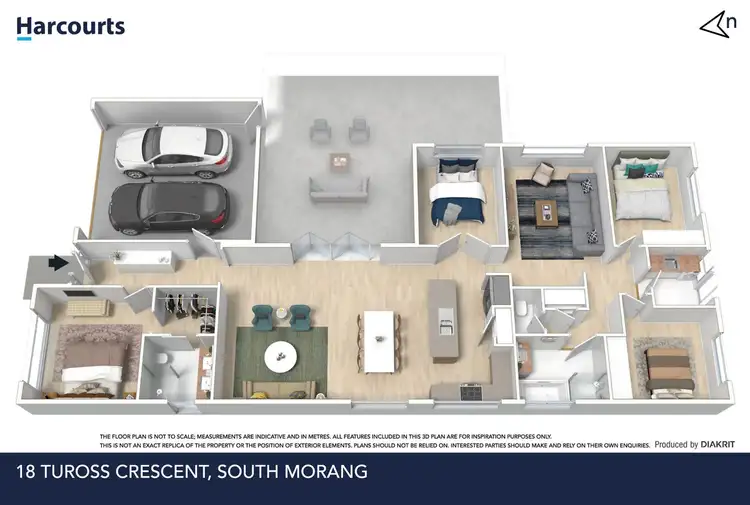 Floorplan of Homely house listing, 18 Tuross Crescent, South Morang VIC 3752