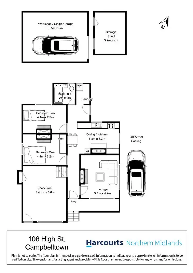 Floorplan of Homely house listing, 106 High Street, Campbell Town TAS 7210