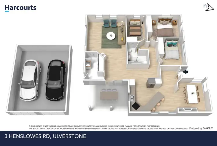 Floorplan of Homely house listing, 3 Henslowes Road, Ulverstone TAS 7315