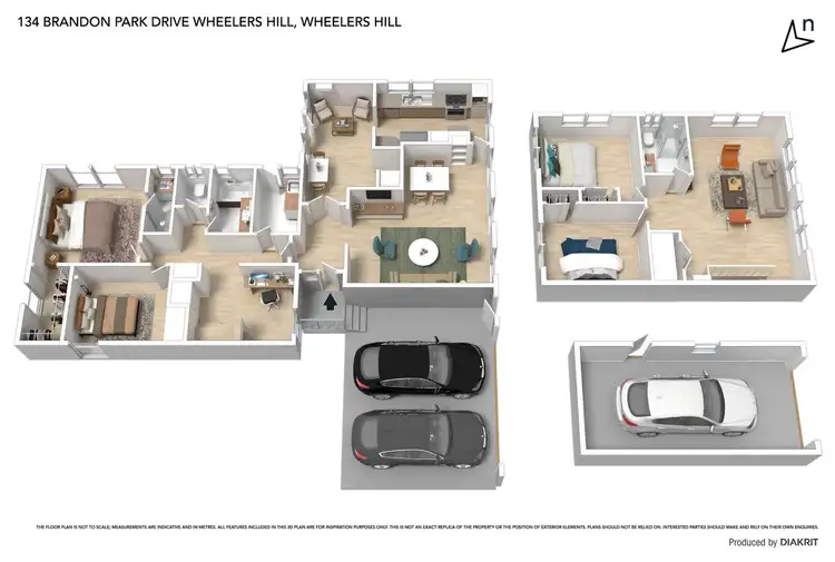 Floorplan of Homely house listing, 134 Brandon Park Drive, Wheelers Hill VIC 3150