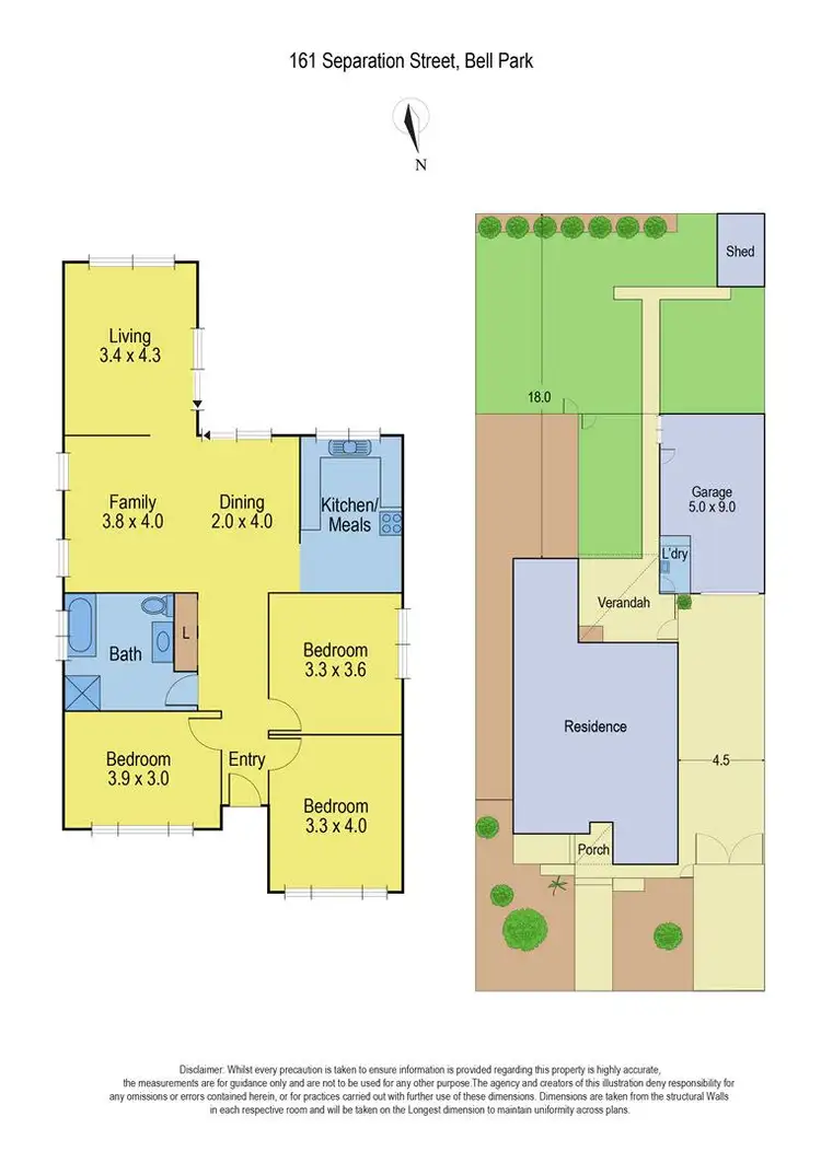 Floorplan of Homely house listing, 161 Separation Street, Bell Park VIC 3215