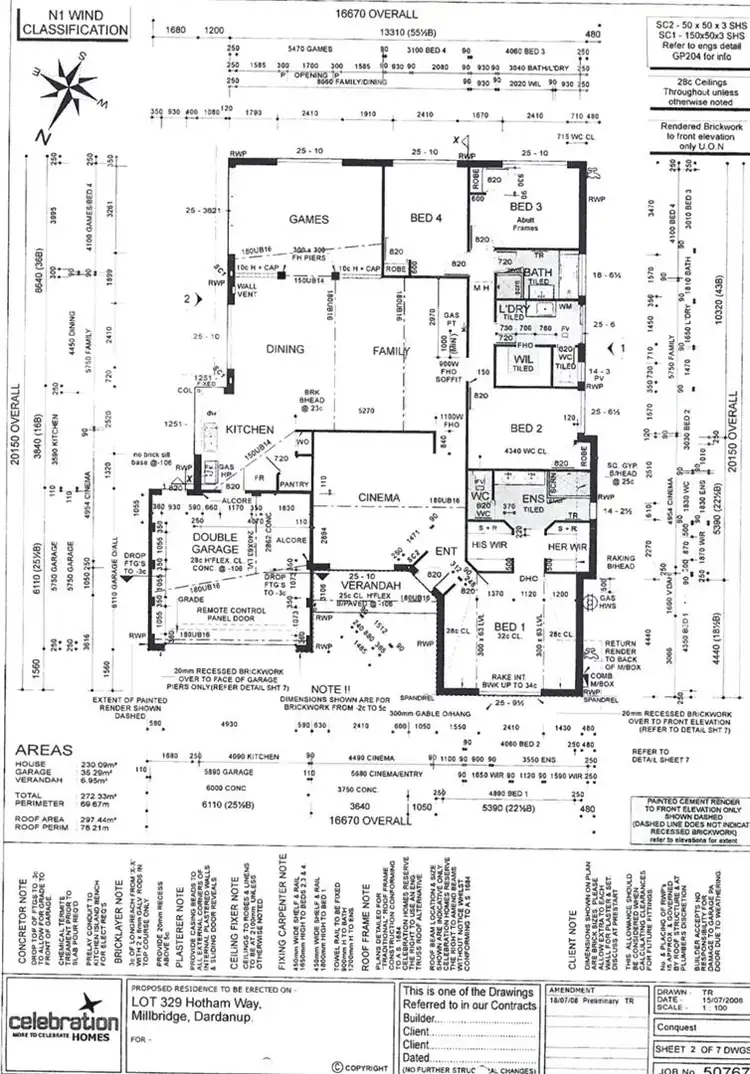 Floorplan of Homely house listing, 4 Hotham Way, Eaton WA 6232