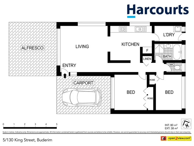 Floorplan of Homely unit listing, 5/130 King Street, Buderim QLD 4556