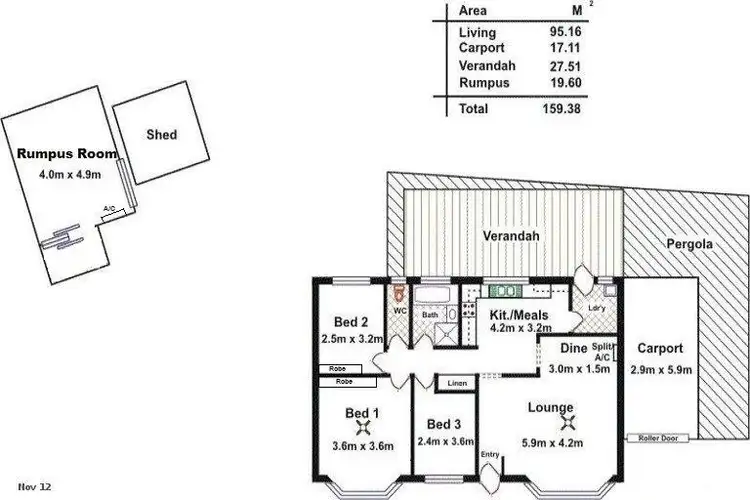 Floorplan of Homely unit listing, 2/9 Kareda Street, Willaston SA 5118