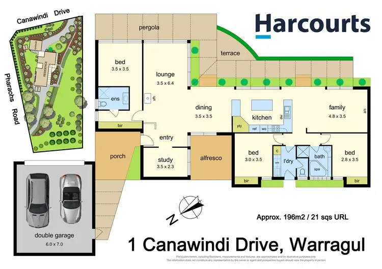 Floorplan of Homely house listing, 1 Canawindi Drive, Warragul VIC 3820