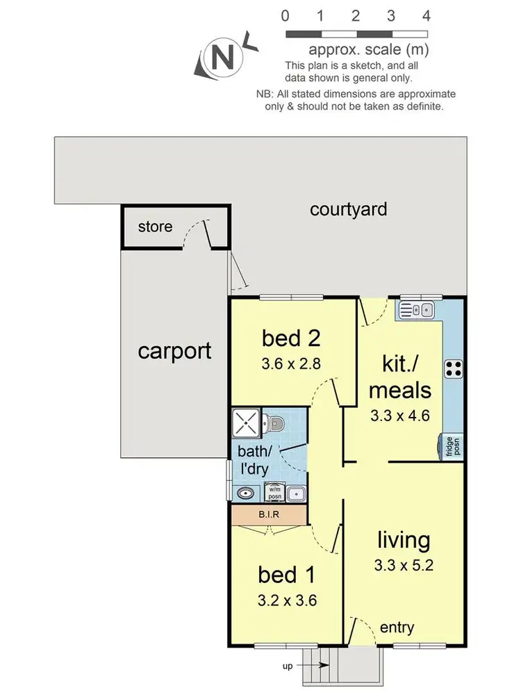 Floorplan of Homely unit listing, 1/54 Hewish Road, Croydon VIC 3136