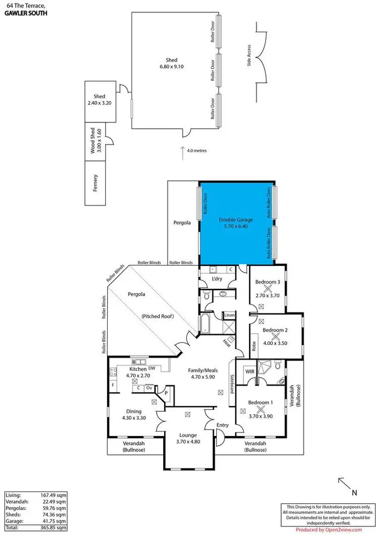 Floorplan of Homely house listing, 64 The Terrace, Gawler South SA 5118
