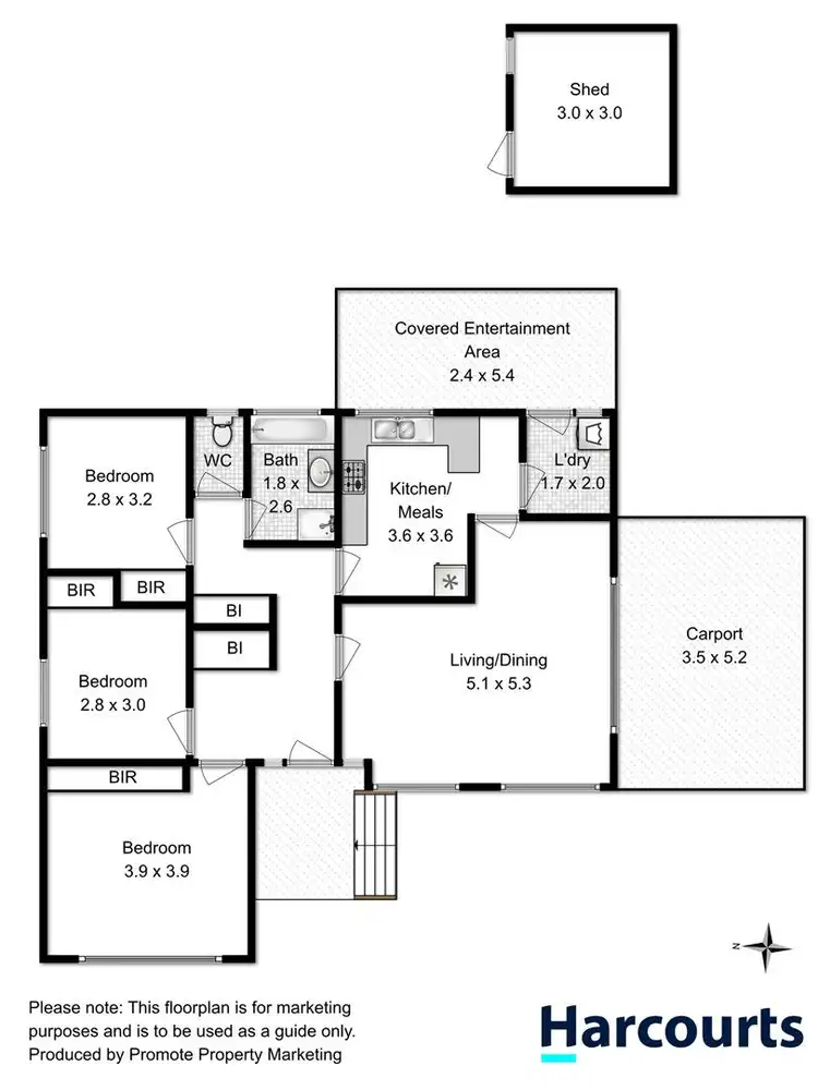 Floorplan of Homely house listing, 11 Astor Drive, Geilston Bay TAS 7015