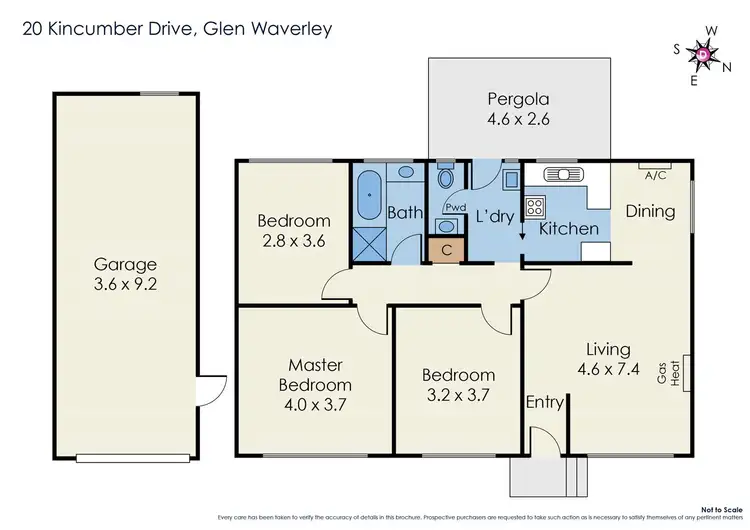 Floorplan of Homely house listing, 20 Kincumber Drive, Glen Waverley VIC 3150