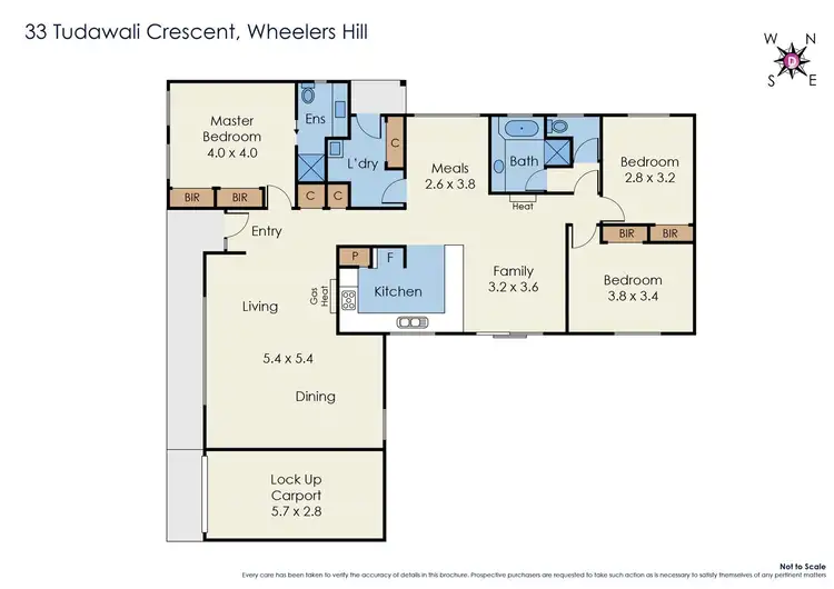 Floorplan of Homely house listing, 33 Tudawali Crescent, Wheelers Hill VIC 3150