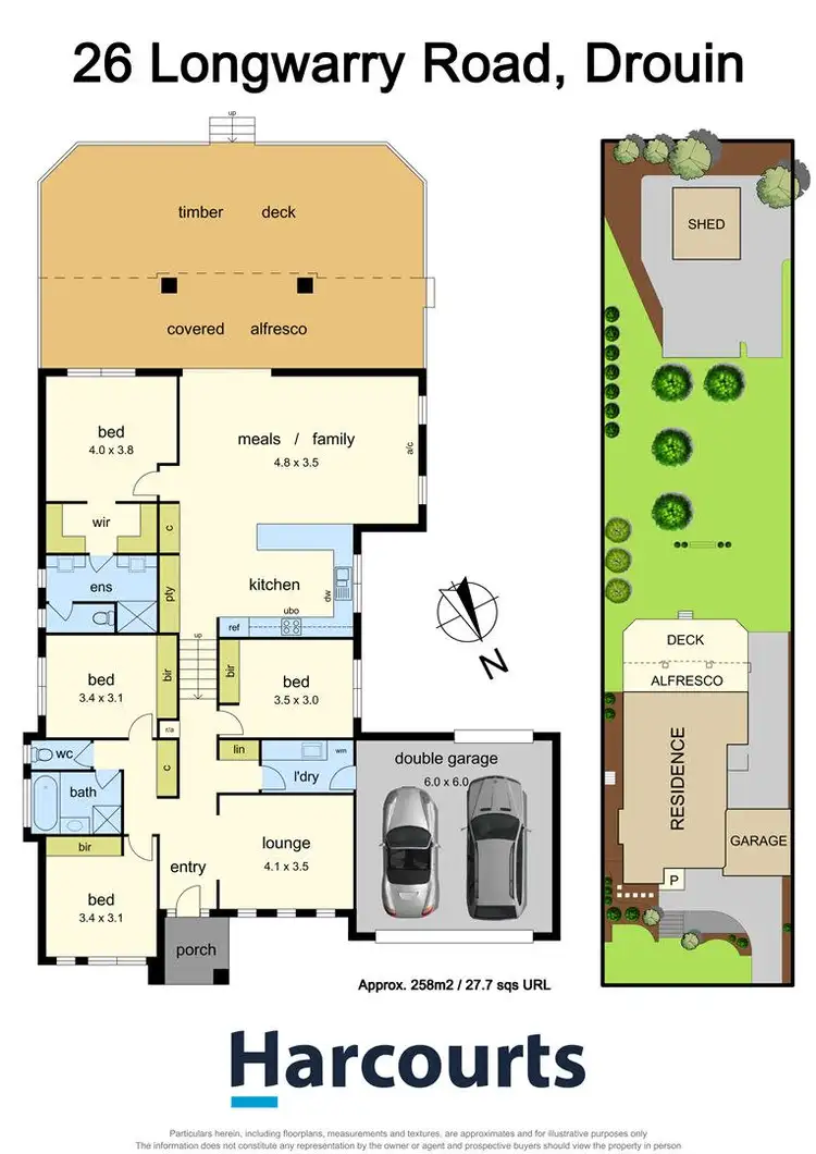 Floorplan of Homely house listing, 26 Longwarry Road, Drouin VIC 3818