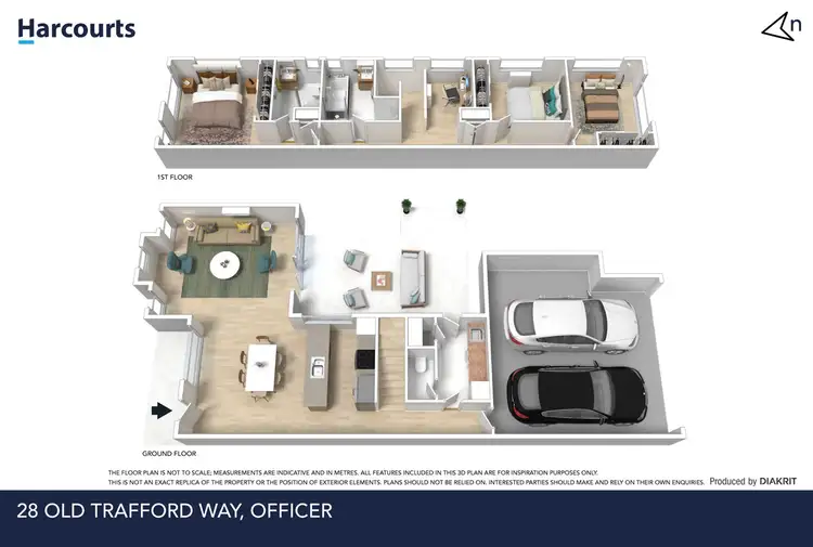 Floorplan of Homely house listing, 28 Old Trafford Way, Officer VIC 3809