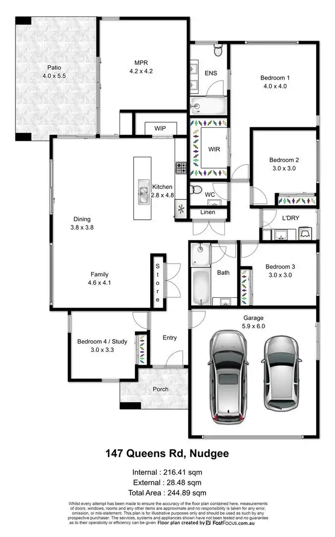 Floorplan of Homely house listing, 147 Queens Road, Nudgee QLD 4014