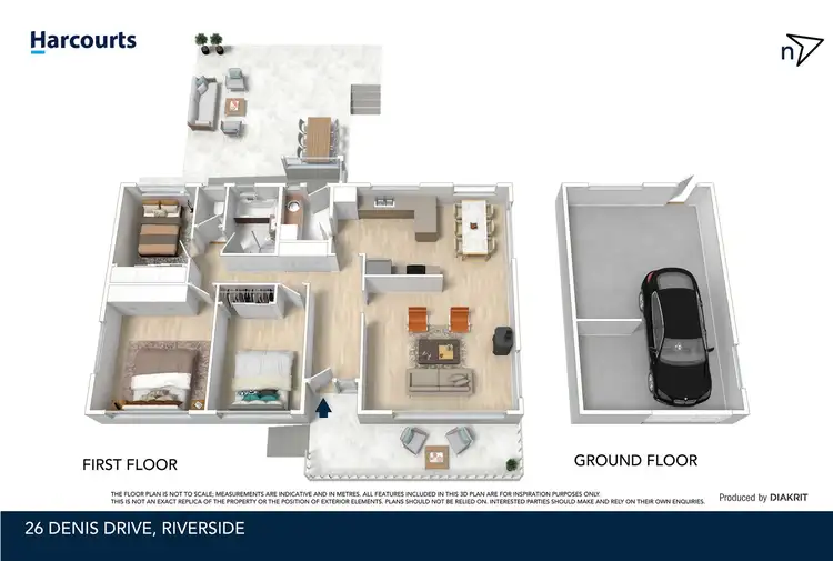 Floorplan of Homely house listing, 26 Denis Drive, Riverside TAS 7250