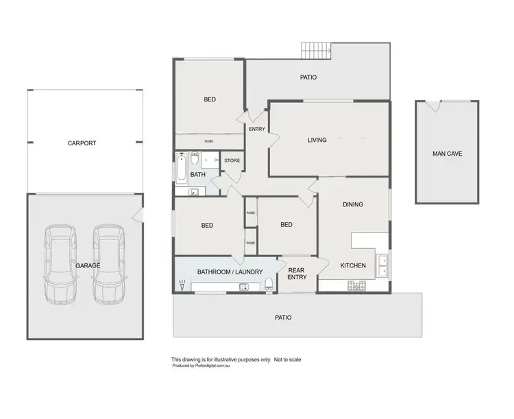 Floorplan of Homely house listing, 17 Raglan Street,, Yea VIC 3717