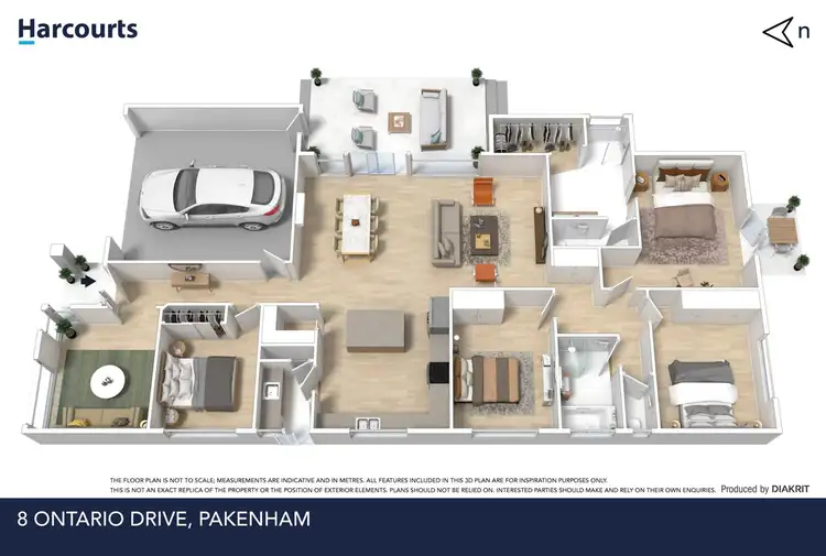 Floorplan of Homely house listing, 8 Ontario Drive, Pakenham VIC 3810