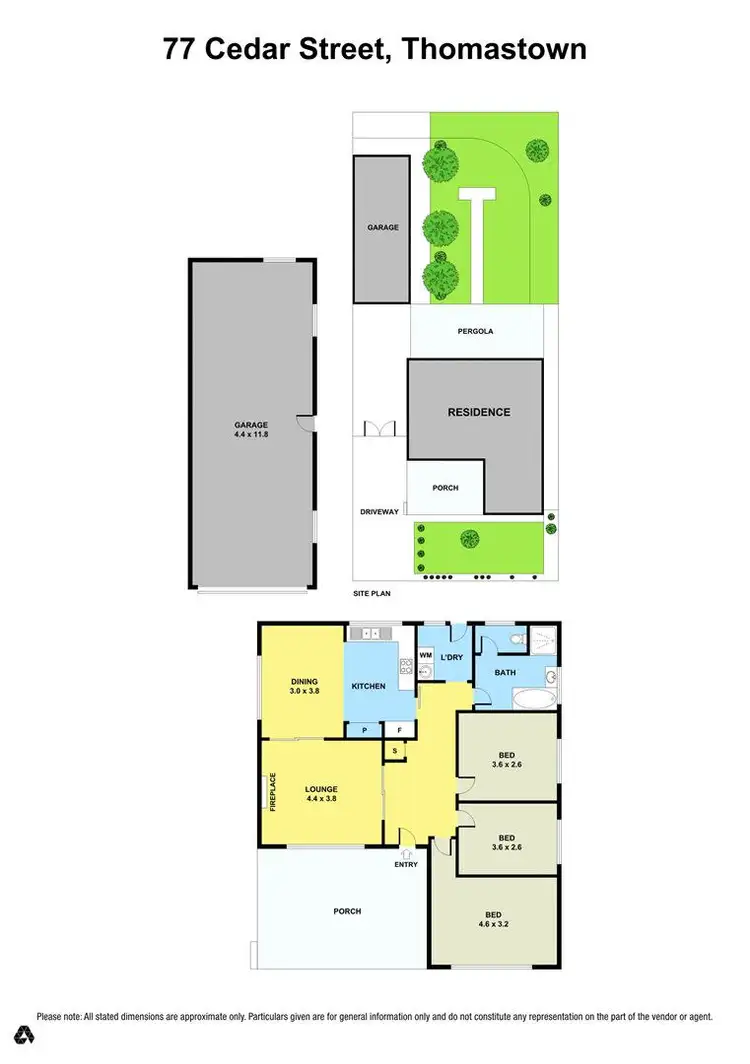 Floorplan of Homely house listing, 77 Cedar Street, Thomastown VIC 3074