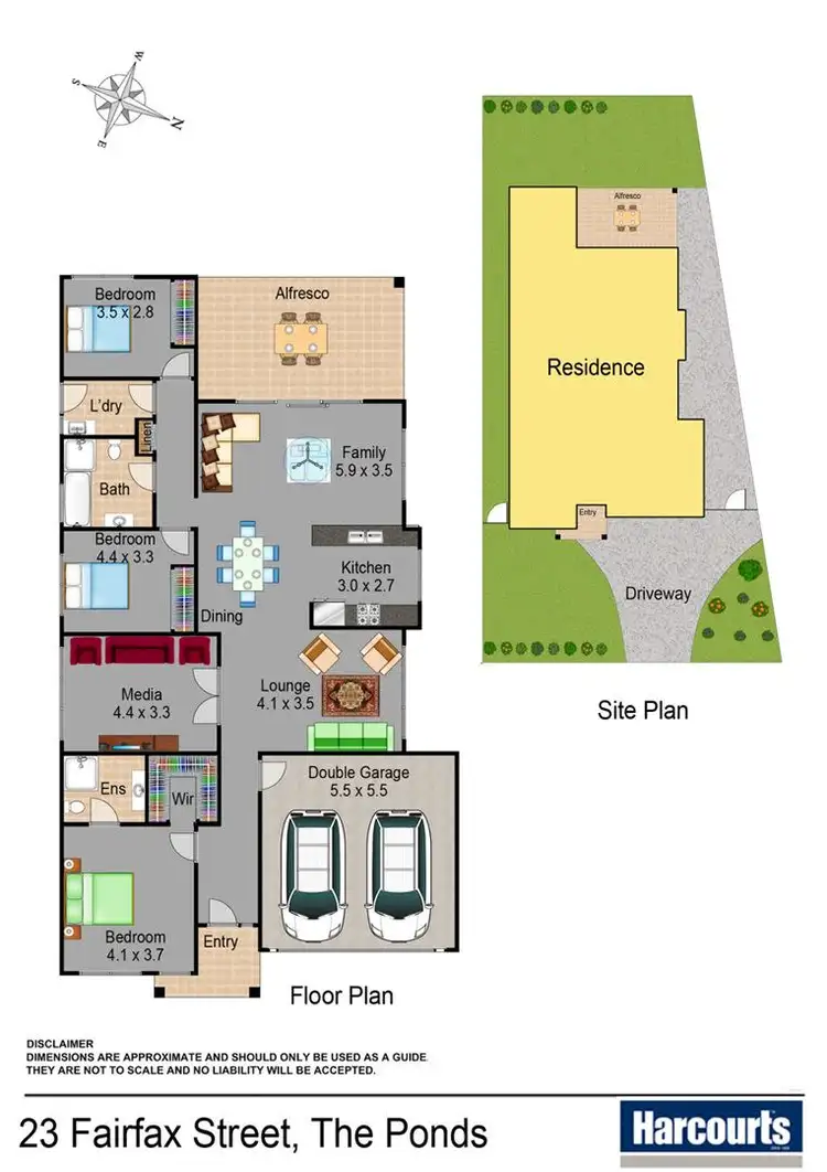 Floorplan of Homely house listing, 23 Fairfax Street, The Ponds NSW 2769