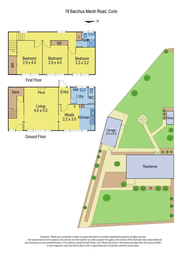 Floorplan of Homely house listing, 19 Bacchus Marsh Road, Corio VIC 3214