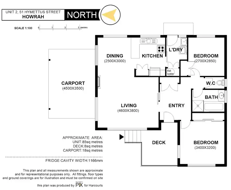 Floorplan of Homely house listing, Unit 2, 51 Hymettus Street, Howrah TAS 7018