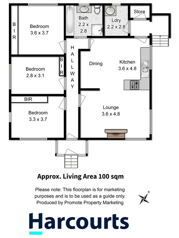 Floorplan of Homely house listing, 254 Cambridge Road, Warrane TAS 7018