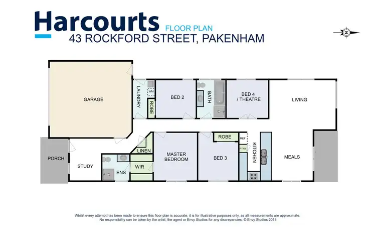 Floorplan of Homely house listing, 43 Rockford Street, Pakenham VIC 3810