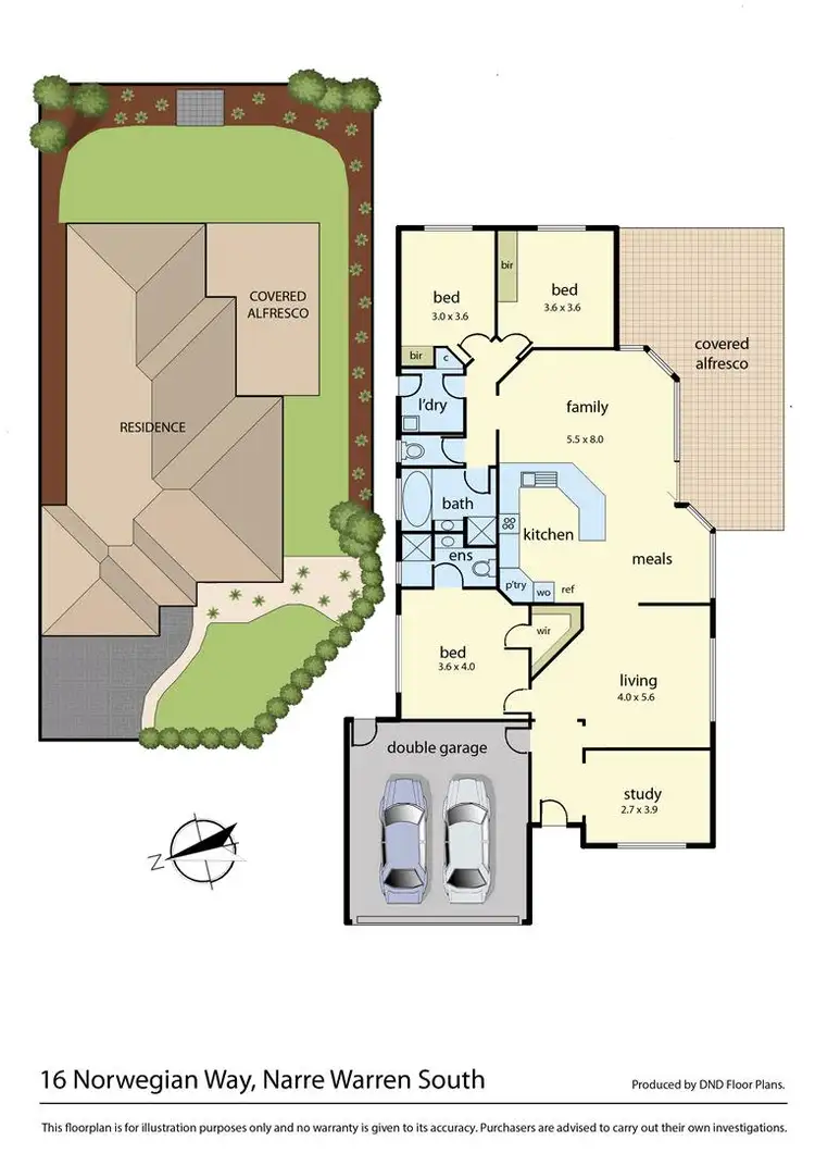 Floorplan of Homely house listing, 16 Norwegian Way, Narre Warren South VIC 3805