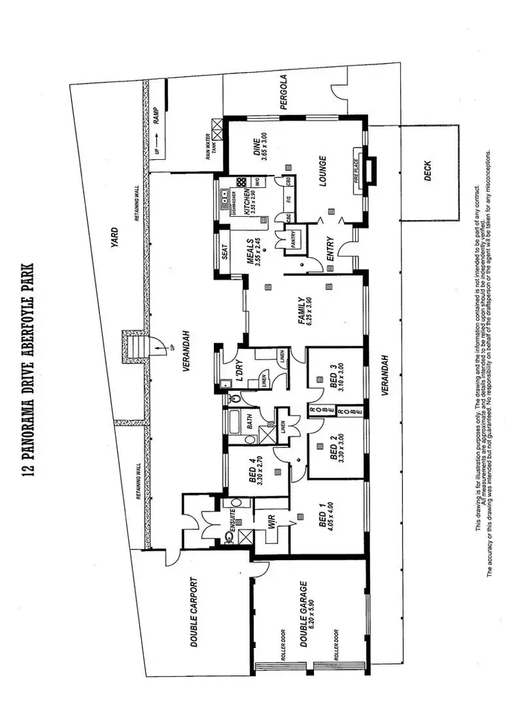 Floorplan of Homely house listing, 12 Panorama Drive, Aberfoyle Park SA 5159